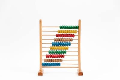 multicolored abacus