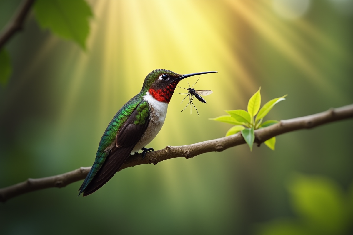 colibris insectivores