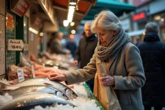 Sélection de poissons frais pour les repas de fête